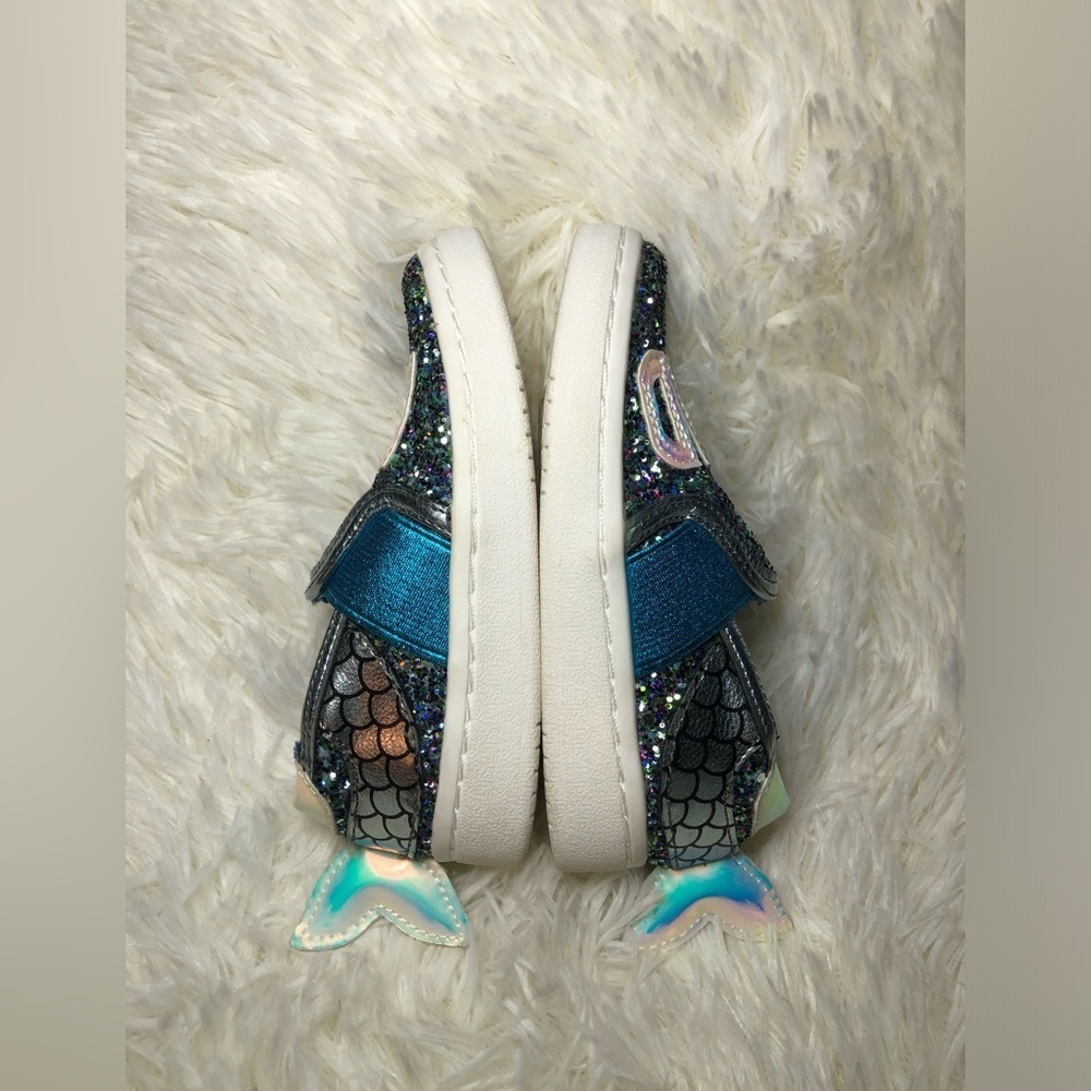 Sam Edelman Mermaid Glitter Kids Shoes size 6 NWOT - Picture 10 of 16